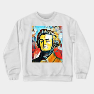 Adam Mickiewicz Abstract Portrait | Adam Mickiewicz Artwork 2 Crewneck Sweatshirt